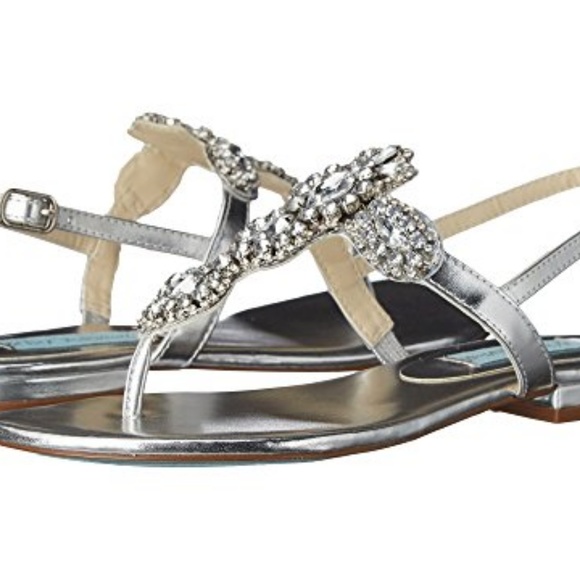 betsey johnson gem sandal